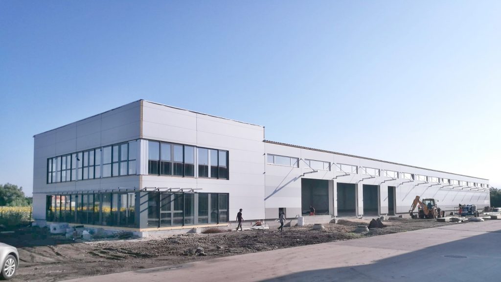 Novostavba výrobní haly II. s administrativní budovou, Galanta (SK)